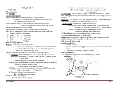 Biology Grade 12 Unit one (Microbiology).pdf